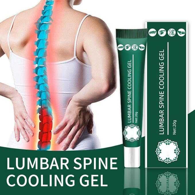 Lumbar Spine Cooling Gel for Back Pain Relief (20g)