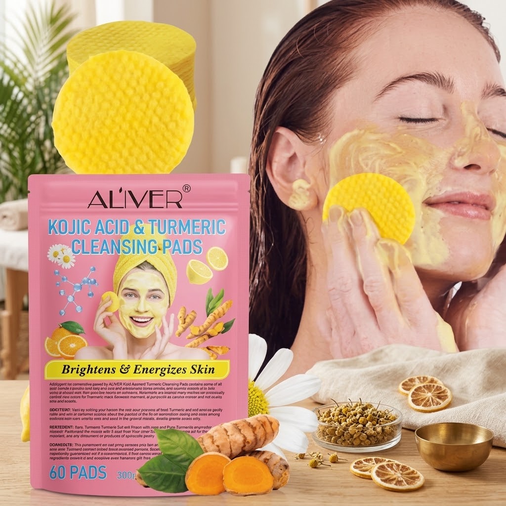 Turmeric & Kojic Acid Skin Brightening Exfoliating Pads