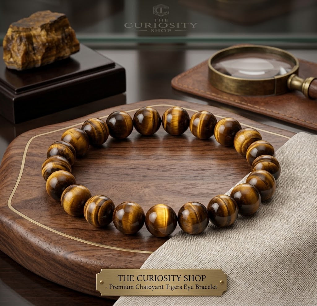 Natural Tiger’s Eye Beaded Bracelet (8mm / 10mm)