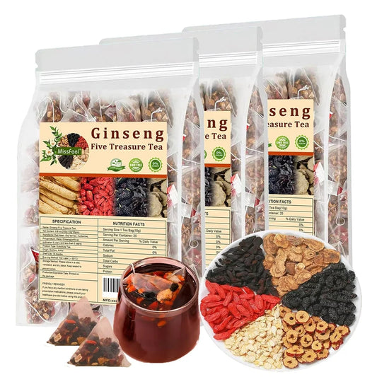 Traditional Ginseng 5-Treasure Vitality Tea