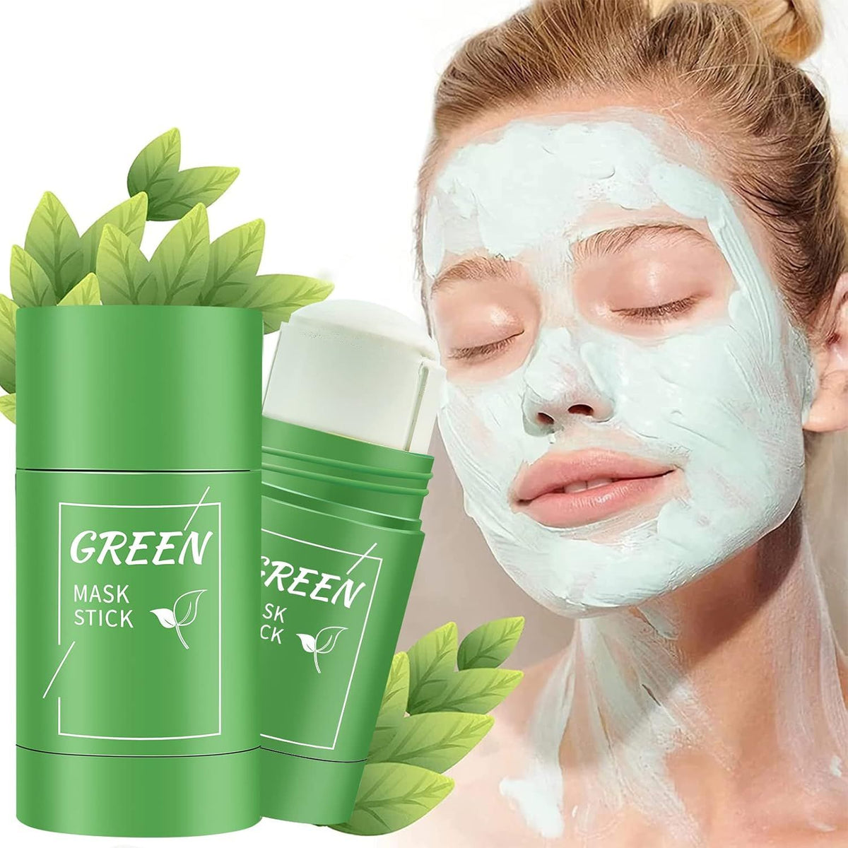 Green Tea Cleansing Clay Mask Stick – Oil Control & Pore Purifying