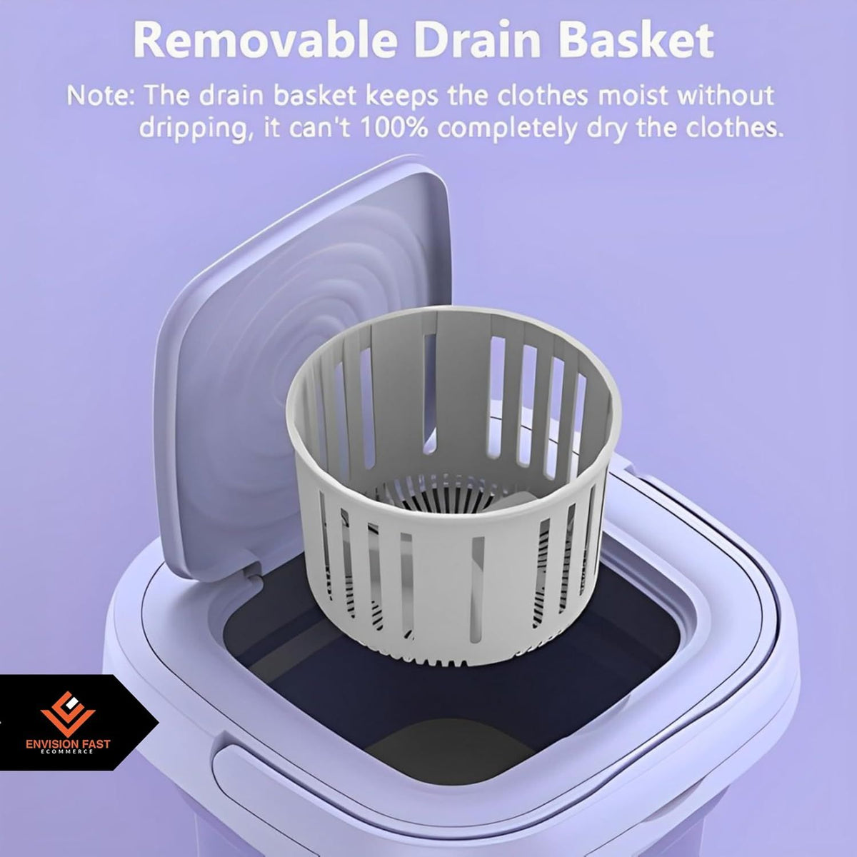 Envision Fast Portable All-in-One Washing Machine (5.5kg)